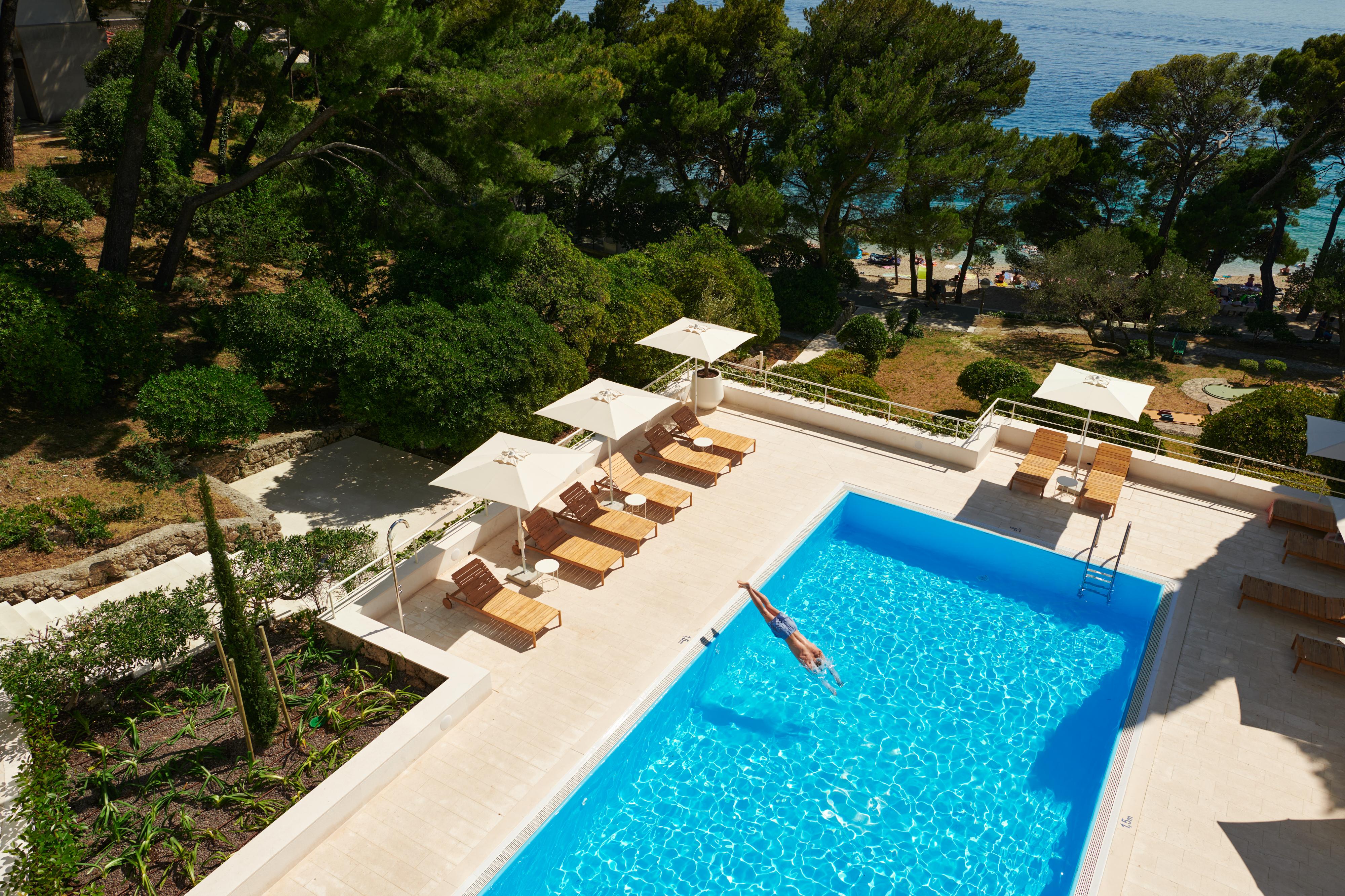 Bluesun Hotel Maestral Brela Bagian luar foto